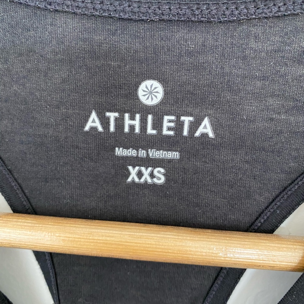 Athleta Solid Black Essence Double Layer Tank - image 6